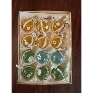 Vintage Made in Western Germany Mini Ornament Set